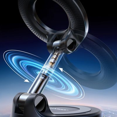 7. Joyroom JR-ZS501 Magnetische Autohalterung Kompatibel mit MagSafe für Armaturenbrett - Dunkelgrau