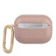 2. Guess GUAPSASMP AirPods Pro Cover Pink/Pink Saffiano Script Metal Collection