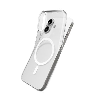 8. Puro 0.3 MAG Ultra-Slim TPU Case Kompatibel mit MagSafe für iPhone 17 - Transparent