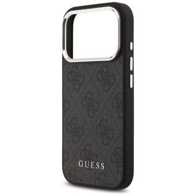 6. Guess 4G Classic Logo MagSafe Hülle für iPhone 17 Pro - Schwarz