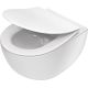 Wandhängende, randlose Toilette
