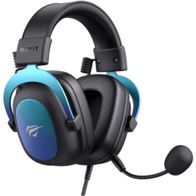 2. HAVIT H2002U PRO Bluetooth-Gaming-Kopfhörer (Schwarz und Blau)