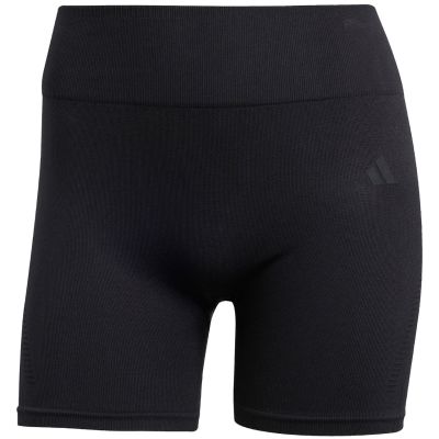 2. adidas Workout Essentials Damen-Shorts, 4 Zoll, schwarz, JX3902