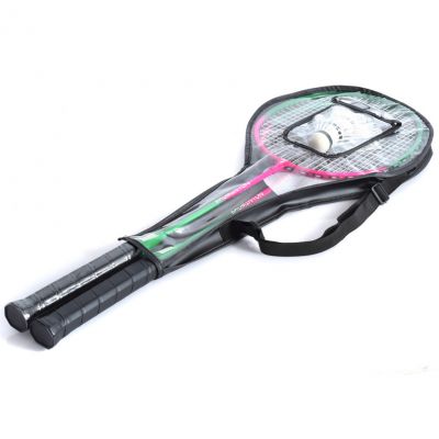 2. SMJ Badminton-Set /2 Schläger + 3 Federbälle/ TL020