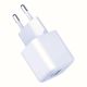 13. 3mk Hyper GaN Ladegerät 20W QC4+ PD PPS USB-C USB-A Wandladegerät - Weiß