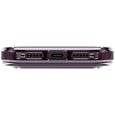 5. Uniq Combat Magclick Ladehülle für iPhone 18 Pro / 17 Pro – bordeauxrot