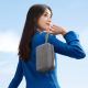 8. Baseus EasyJourney Series kleine Reisetasche, Handytasche, Kopfhörer und andere kleine Gegenstände, grau