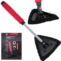 3-in-1 Wasserschaber, Stoffschaber mit Teleskopstiel, Schmutzentferner