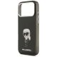 6. Karl Lagerfeld IML Aquarelle Karl & Logo MagSafe Hülle für iPhone 17 Pro Max - Schwarz