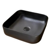 Waschbecken Catania 385x385x140 Matt Schwarz