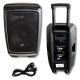 37. V-TONE OrionX 14 ACCU – Aktivlautsprecher, schwarz, wiederaufladbar, Bluetooth, TWS, USB, AUX, FM, DSP, ausziehbarer Griff, Transportrollen, 135 W RMS