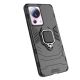 7. Ring Armor-Hülle für Xiaomi 13 Lite, gepanzerte Abdeckung, magnetischer Halterungsring, schwarz