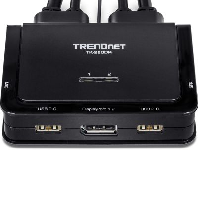 3. Trendnet TK-220DPI KVM-Switch Schwarz