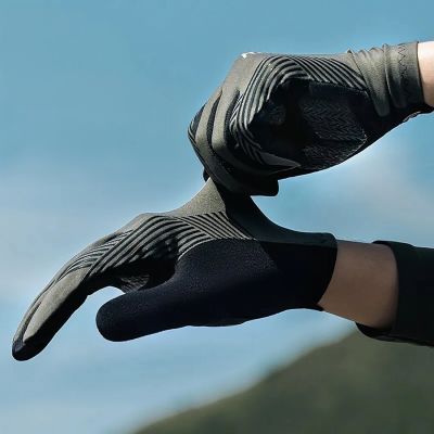 14. Rockbros 16110006002 stoßdämpfende Fahrradhandschuhe Größe M – Grün und Schwarz