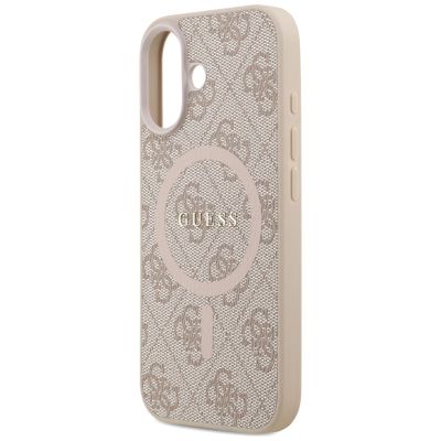 6. Guess 4G Ring Classic Logo MagSafe Hülle für iPhone 17 - Pink