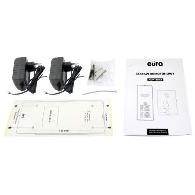 14. EURA ADP-38A3 ENTRA Gegensprechanlage, (weiß)