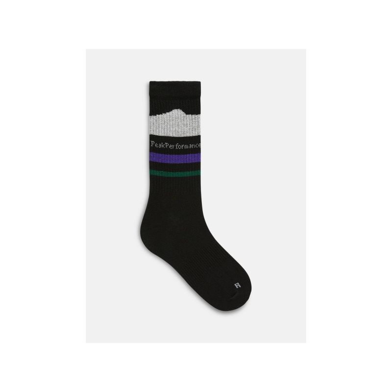 Peak Performance Graph Sock Skisocken Schwarz