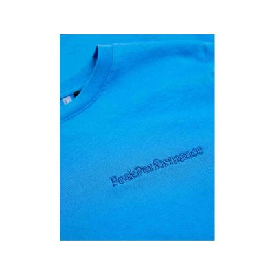 4. PEAK PERFORMANCE Jr Original Small Logo Tee Blau