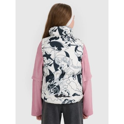 2. Mädchen-Daunenweste mit Synthetikfüllung 4F 4FJRAW25TVJAF320-11A