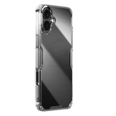 3. Nillkin Nature Pro Case für iPhone 16 – transparent und weiß