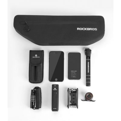 13. Rockbros AS-043 Velcro Fahrradtasche 3l - Schwarz