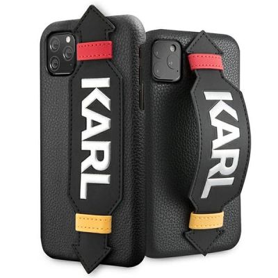 Karl Lagerfeld Strap Case für iPhone 11 Pro 5,8" - Schwarz