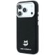 2. Karl Lagerfeld MagSafe-Schutzhülle aus Metall mit Choupette-Kopf-Motiv für iPhone 17 Pro Max / 18 Pro Max – Schwarz