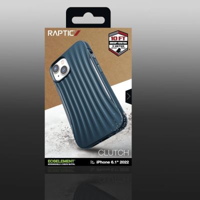 5. Raptic X-Doria Clutch Case iPhone 14 Rückseite blau