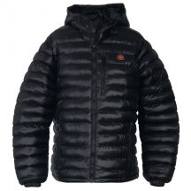 GLOVII beheizbare Herrenjacke mit Kapuze, mit Synthetikdaunen gefüttert, XL, schwarz, Akku, Ladegerät und Aufbewahrungstasche, GTMBXL
