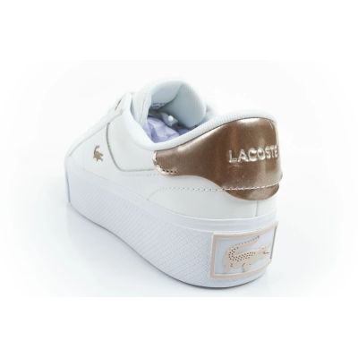 5. Lacoste Damen-Sportschuhe, Sneaker Ziane Platform 126, weiß, modisch