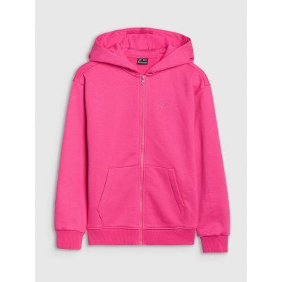 6. Mädchen-Sweatshirt mit Kapuze, 4F Junior 4FJRAW24TSWSF1830-55S