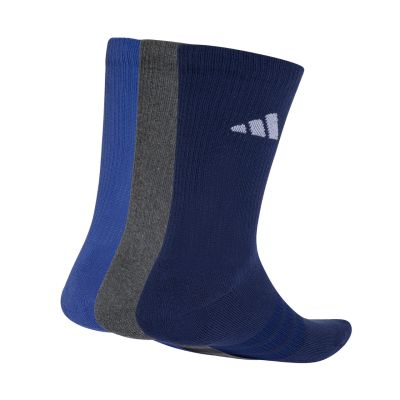 2. Adidas Cushioned Sportswear Crew 3P Socken Marineblau, Grau, Blau KQ6762
