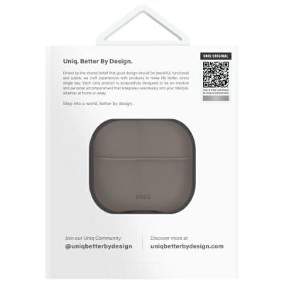 4. Uniq Lyden DS AirPods 4 Hülle – Grau