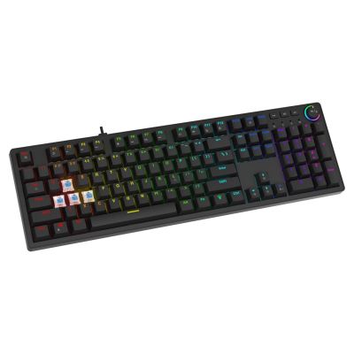 6. SAVIO MECHANISCHE TASTATUR STYX OUTEMU BLAU, HOT SWAP, RGB
