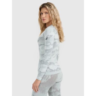 4. Nahtlose Thermounterwäsche für Damen (Oberteil) 4F 4FWAW25USEAF208-34A