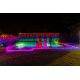 12. Funkelnde 600 RGB Smart-Weihnachtsbeleuchtung 48 m
