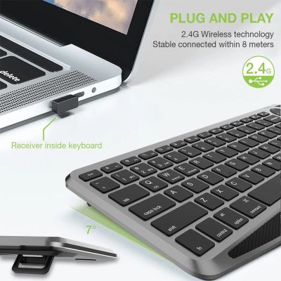 6. TECHLY DRAHTLOSE DUAL-BT/RF-TOUCH-TASTATUR