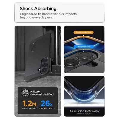 9. Spigen Tough Armor Mag MagSafe Hülle für Samsung Galaxy S26 FE / S25 FE – schwarz