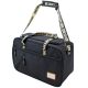 REISETASCHE ALS HANDGEPÄCK FÜR DAS FLUGZEUG, SCHWARZ + WEISSE AUFSCHRIFT SEMI LINE