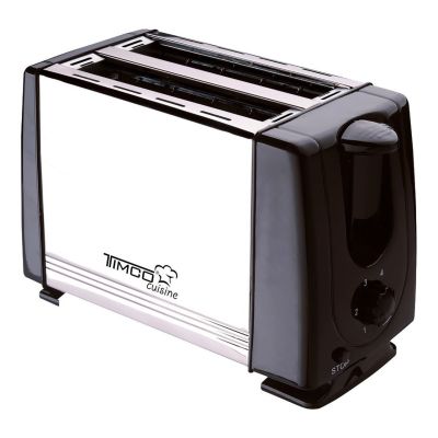 ELDOM TOSTER TO280C TOSTI 780 W, stufenlose Leistungsregelung, 7 Leistungsstufen, Schwarz