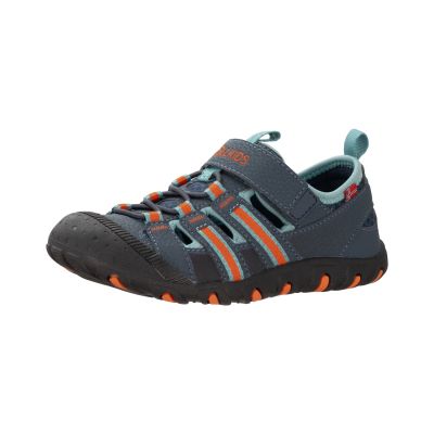 4. Trollkids Kids Sandefjord Sandal XT dark navy/dusky turquoise/glow orange Kinder-Sport-Sandalen für Jungen/Mädchen (668-110)
