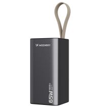 Powerbank Wozinsky K65+ 65W 30000mAh 2x USB-C, 1x USB-A 65W - grau