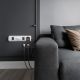 MACLEAN Vierfachsteckdose mit Schalter, Stabilisierungsfuß, Typ E, 2 x 2,5 A, 2 x 16 A MCE224 E/B