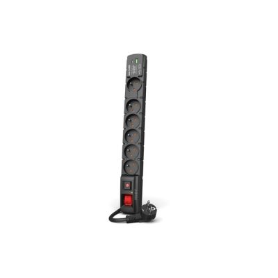 14. Acar S6 USB-A+C-Überspannungsschutz (Schnellladegerät) 1,5 m; schwarz