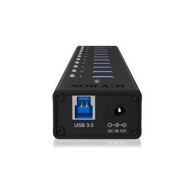 3. ICY BOX IB-AC6110 USB 3.2 Gen 1 (3.1 Gen 1) Typ-B 5000 Mbit/s Schwarz