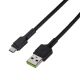 GREEN CELL KABGC25 GC POWERSTREAM KABEL USB-A - USB-C 30CM, SCHNELLLADUNG ULTRA CHARGE, QC 3.0