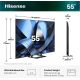 2. Hisense 55U7SE 139,7 cm (55") 4K Ultra HD Smart TV Wi-Fi Schwarz