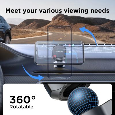 12. Joyroom JR-ZS400 magnetische Autotelefonhalterung am Armaturenbrett – Schwarz