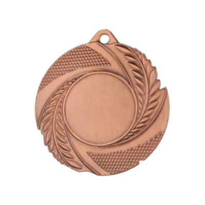 Allgemeine Bronzemedaille aus Stahl mit Platz für ein 25-mm-Emblem