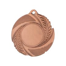 Allgemeine Bronzemedaille aus Stahl mit Platz für ein 25-mm-Emblem